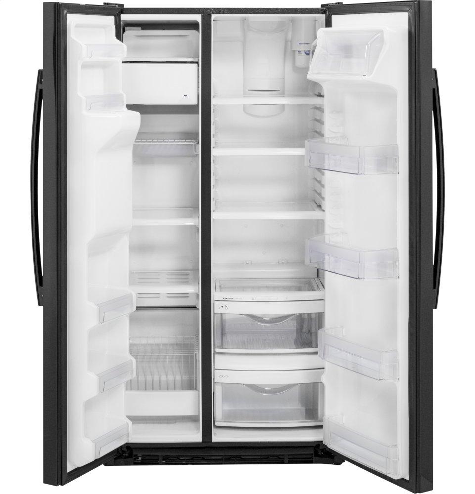 Ge Appliances GZS22DGJBB Ge® 21.9 Cu. Ft. Counter-Depth Side-By-Side Refrigerator