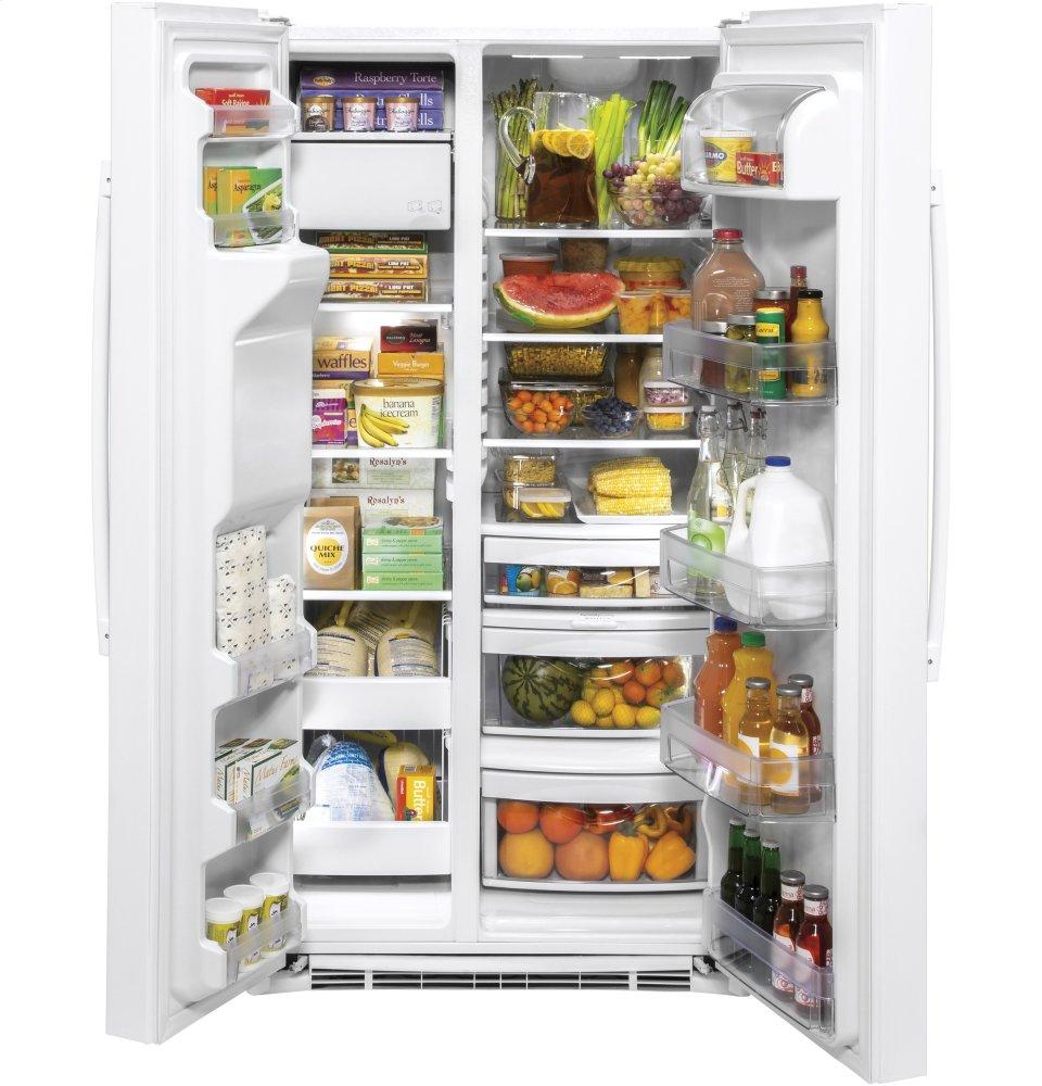 Ge Appliances GSS25IGNWW Ge® 25.1 Cu. Ft. Side-By-Side Refrigerator