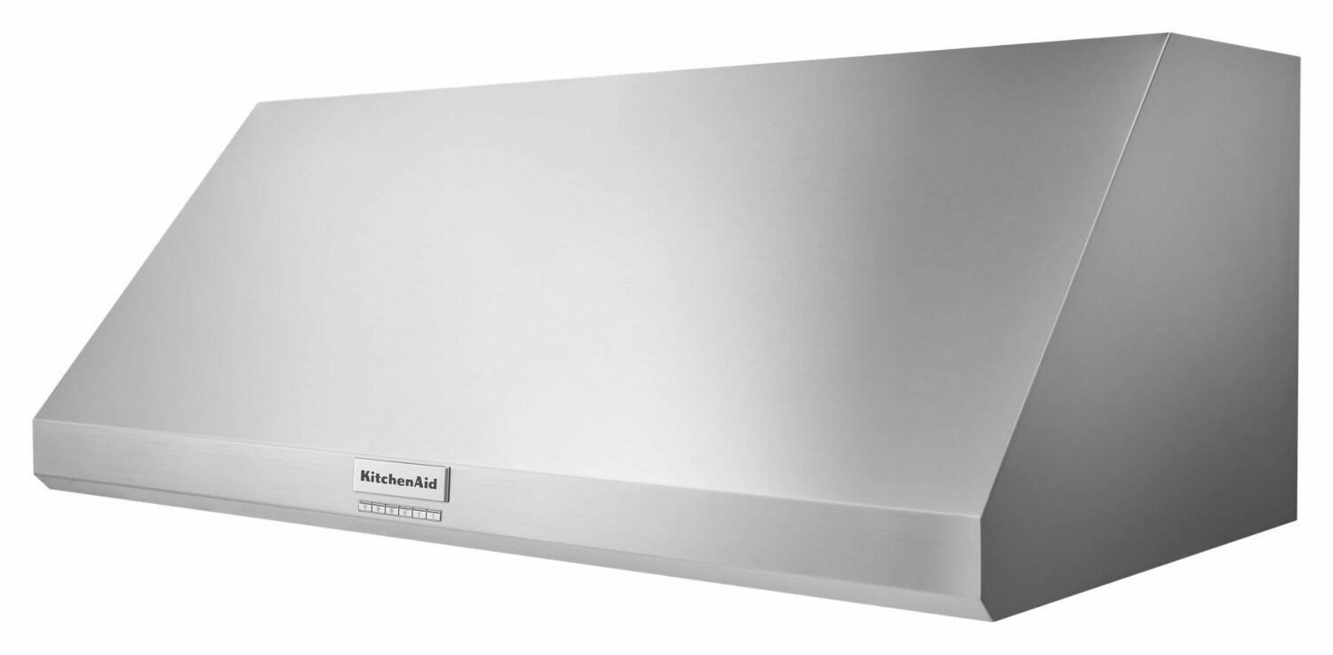 Kitchenaid KVWC908KSS 48'' 585 Or 1170 Cfm Motor Class Commercial-Style Wall-Mount Canopy Range Hood - Stainless Steel