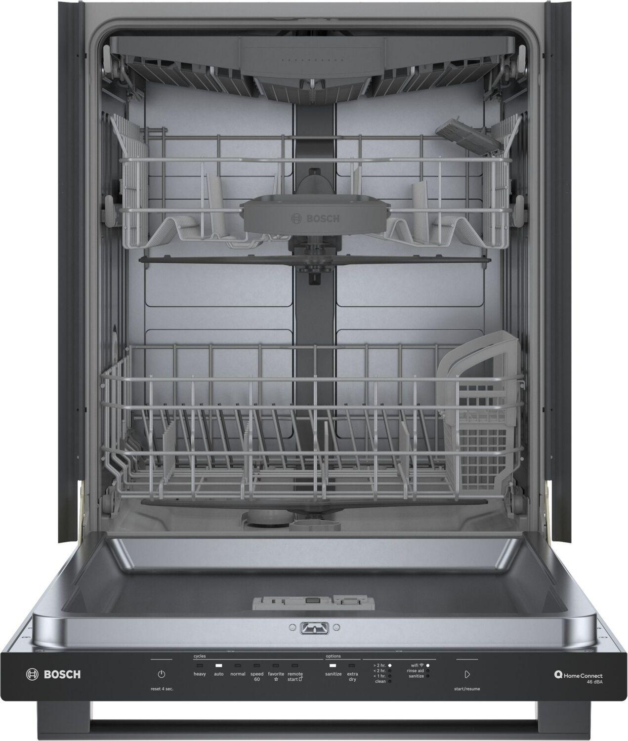 Bosch SHX5AEM4N 100 Premium Dishwasher 24" Black Stainless Steel