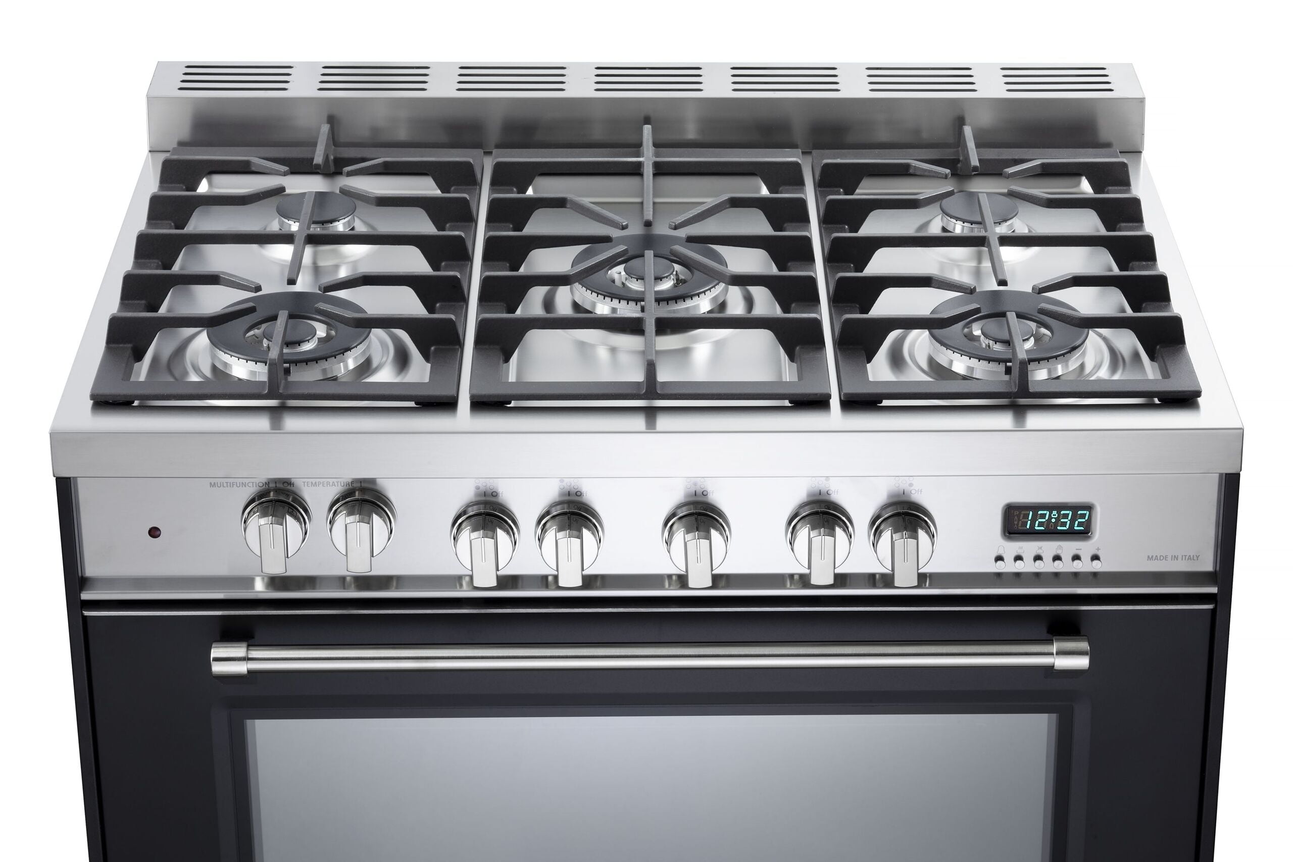 Verona VPFSGE365E Matte Black 36" Dual Fuel Single Oven Range - Prestige Series