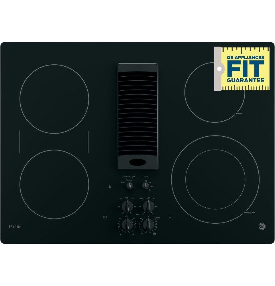 Ge Appliances PP9830DJBB Ge Profile™ 30" Downdraft Electric Cooktop