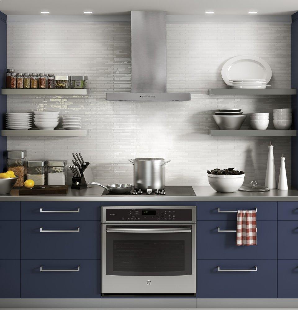 Ge Appliances UVW8301SLSS 30" Designer Wall Mount Hood W/ Dimmable Led Lighting