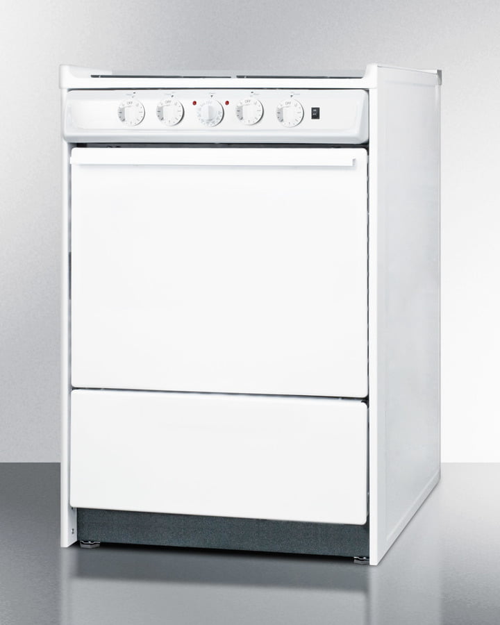 Summit WEM610R 24" Wide Electric Coil Top Range
