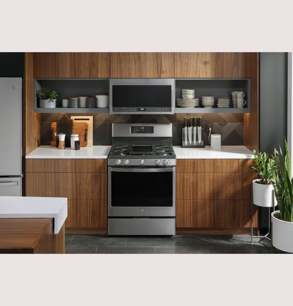 Ge Appliances PGB935BPTS Ge Profile™ Smart 30" Free-Standing Self Clean Gas Range With No Preheat Air Fry