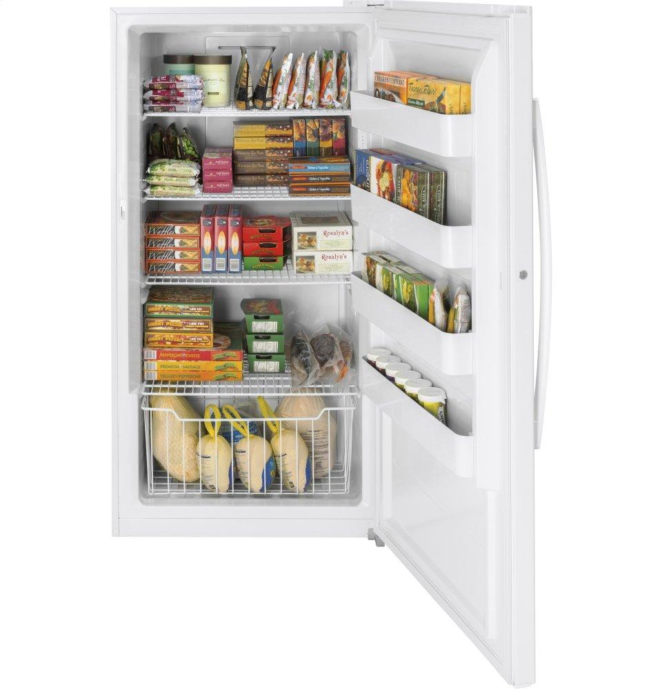 Ge Appliances FUF17SMRWW Ge® 17.3 Cu. Ft. Frost-Free Upright Freezer