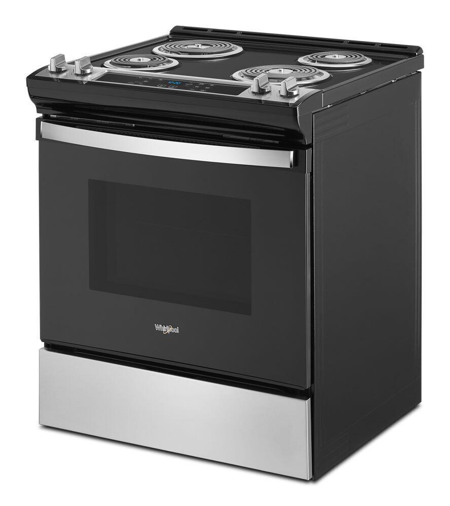 Whirlpool WEC310S0LS 4.8 Cu. Ft. Whirlpool® Electric Range With Frozen Bake™ Technology