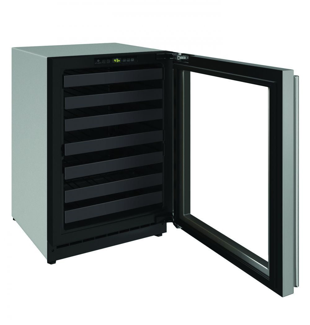 U-Line U2224WCS00A 2224Wc 24" Wine Refrigerator With Stainless Frame Finish And Field Reversible Door Swing (115 V/60 Hz Volts /60 Hz Hz)