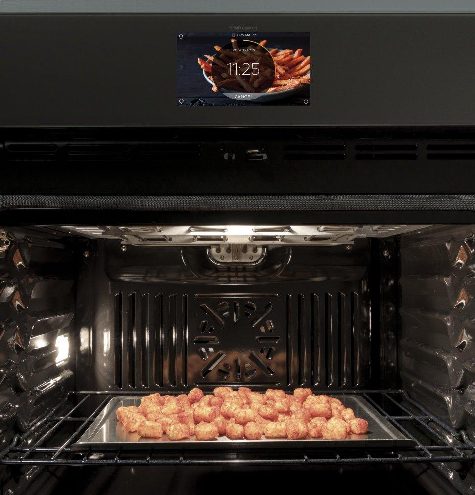 Ge Appliances PTS9000BNTS Ge Profile™ 30" Smart Built-In Convection Single Wall Oven With In-Oven Camera And No Preheat Air Fry
