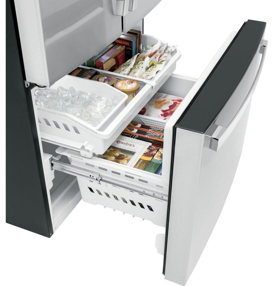 Ge Appliances GNE27JYMFS Ge® Energy Star® 27.0 Cu. Ft. Fingerprint Resistant French-Door Refrigerator