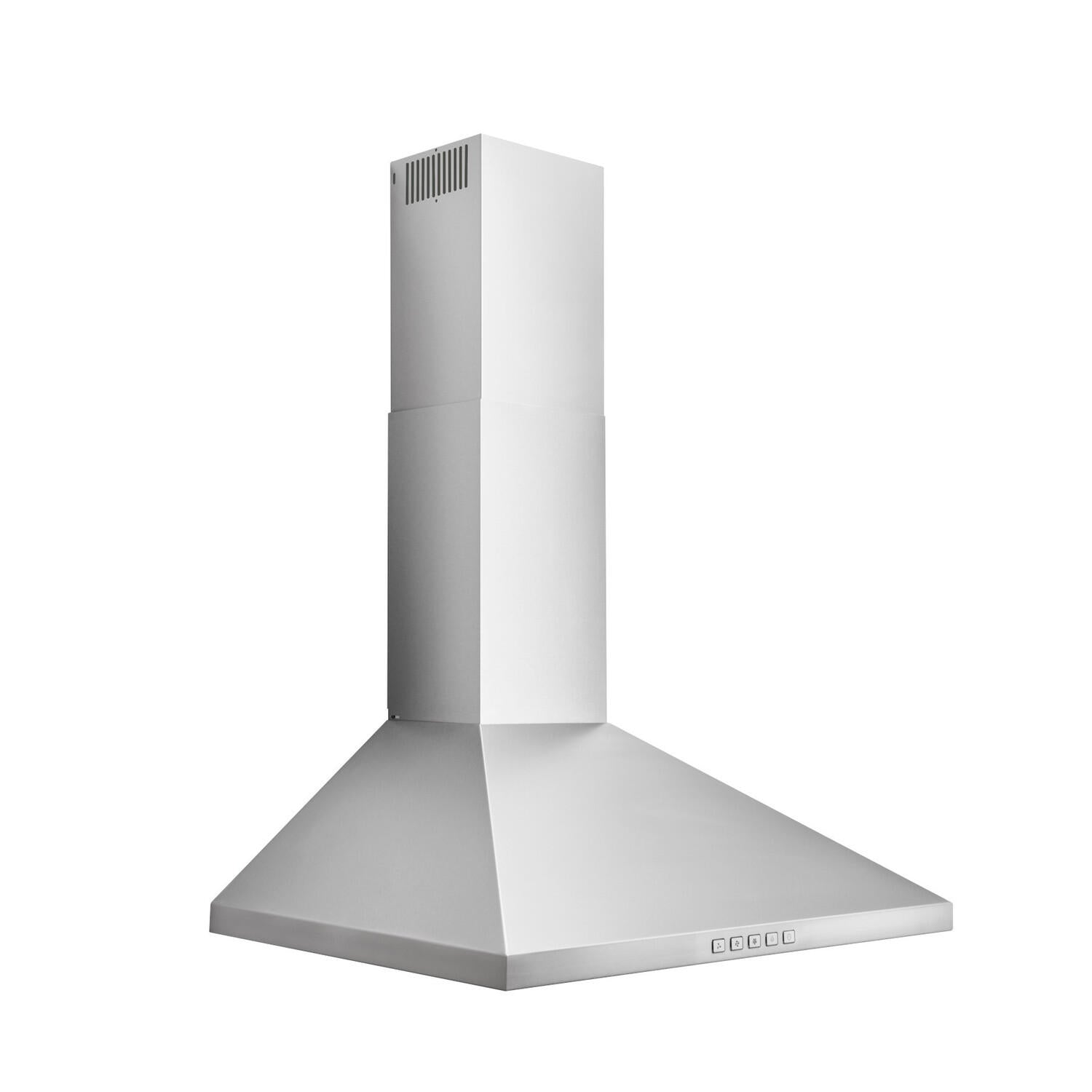 Broan BWP2366SS Broan® 36-Inch Convertible Wall-Mount Pyramidal Chimney Range Hood, 630 Max Cfm, Stainless Steel