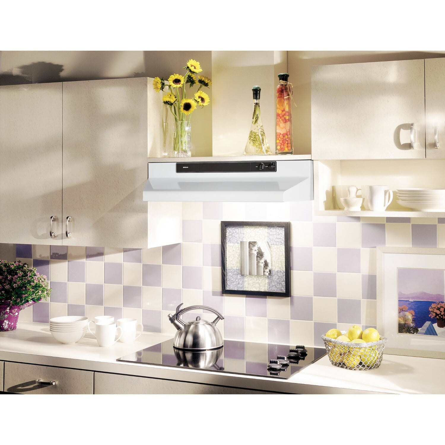 Broan 464201 Broan® 42-Inch Convertible Under-Cabinet Range Hood, 220 Cfm, White