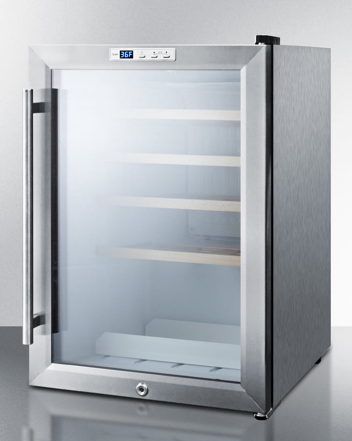 Summit SCR312LCSSWC2 Compact Wine Cellar