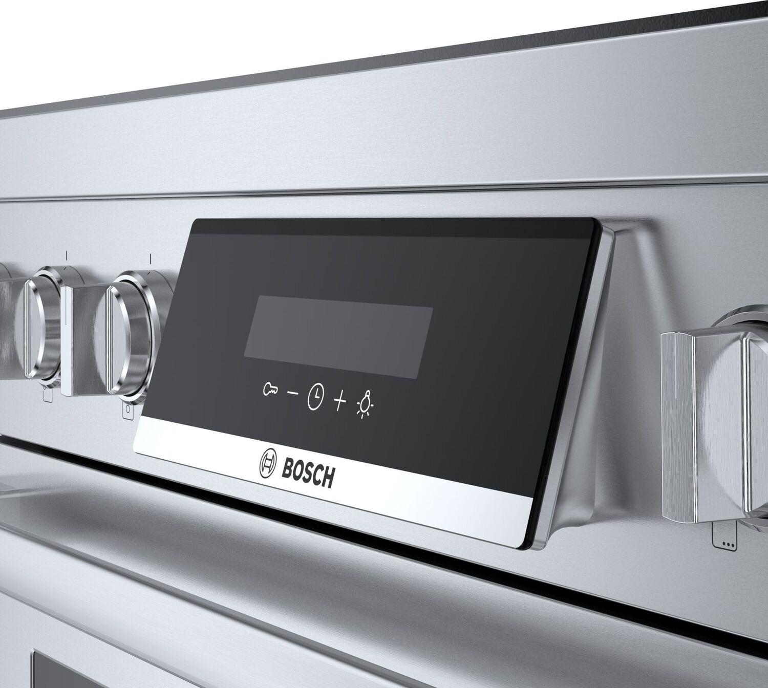 Bosch HIS8655U 800 Series Induction Freestanding Range 36'' Stainless Steel His8655U