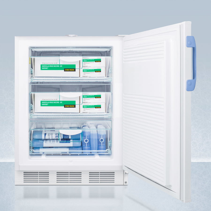 Summit VT65MLBIMED2ADA Built-In Undercounter Ada Compliant Medical/Scientific -25 C Capable All-Freezer With Front Control Panel Equipped With A Digital Thermostat And Nist Calibrated Thermometer/Alarm
