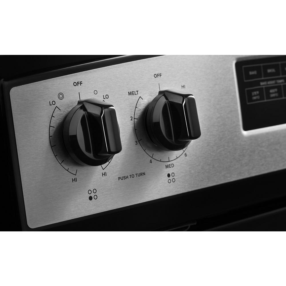 Amana AER6603SMS 30-Inch Amana® Electric Range With Extra-Large Oven Window