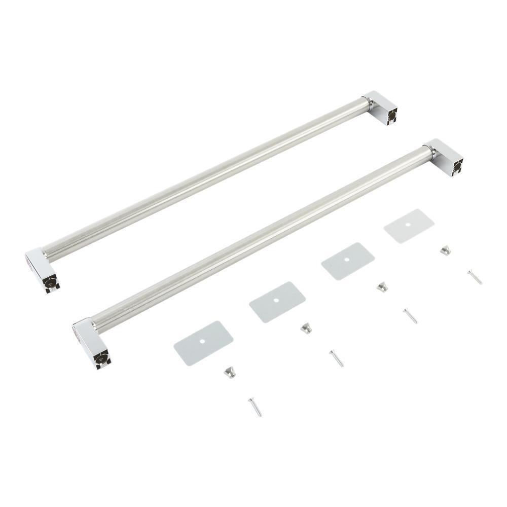 Jennair W11221395 Kitchenaid Double Drawer Refrigerator Handle Kit With 2 Red Medallions