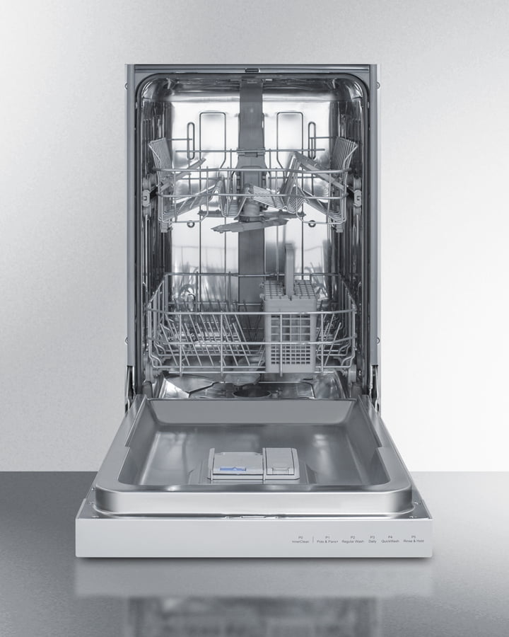 Summit DW18SS4ADA 18" Wide Built-In Dishwasher