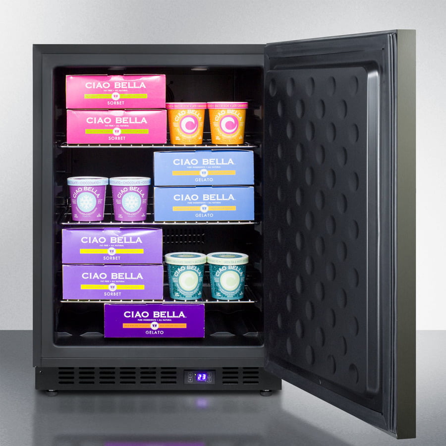 Summit SCFF53BXKSHH 24" Wide Built-In All-Freezer