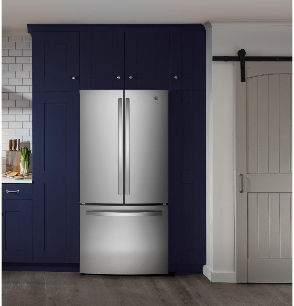 Ge Appliances GNE25JSKSS Ge® Energy Star® 24.7 Cu. Ft. French-Door Refrigerator