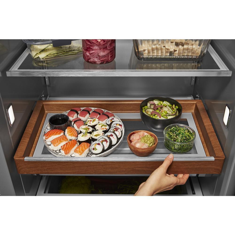 Kitchenaid KBSN702MPA 25.5 Cu Ft. 42" Built-In Side-By-Side Refrigerator With Panel-Ready Doors