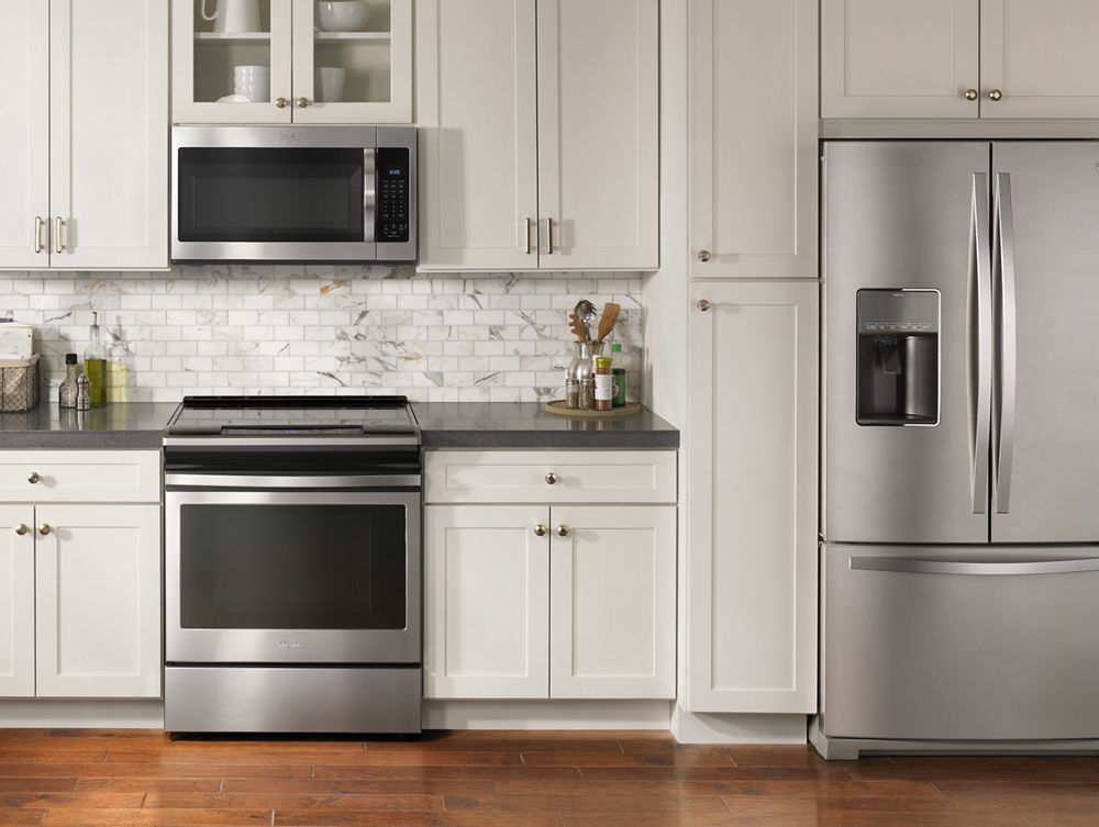 Whirlpool WEE510S0FS 4.8 Cu. Ft. Guided Electric Front Control Range With The Easy-Wipe Ceramic Glass Cooktop