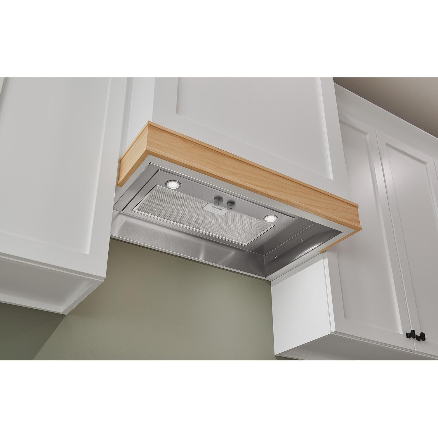 Broan PM400SS Broan® 21-Inch Custom Range Hood Power Pack, 450 Max Blower Cfm, Stainless Steel