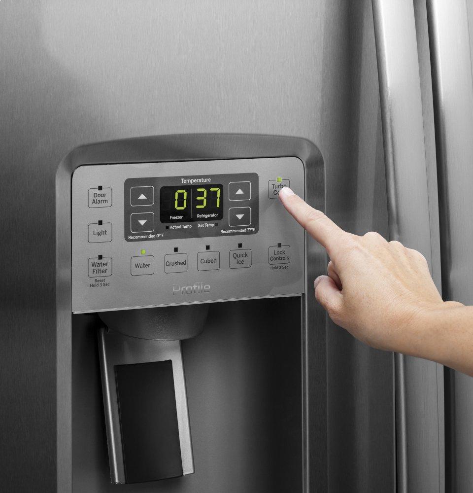 Ge Appliances PSE25KSHSS Ge Profile™ Series Energy Star® 25.3 Cu. Ft. Side-By-Side Refrigerator