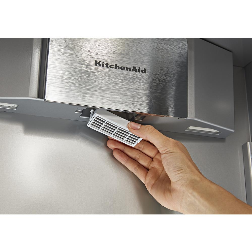 Kitchenaid KBSD708MSS 29.4 Cu. Ft. 48" Built-In Side-By-Side Refrigerator With Ice And Water Dispenser