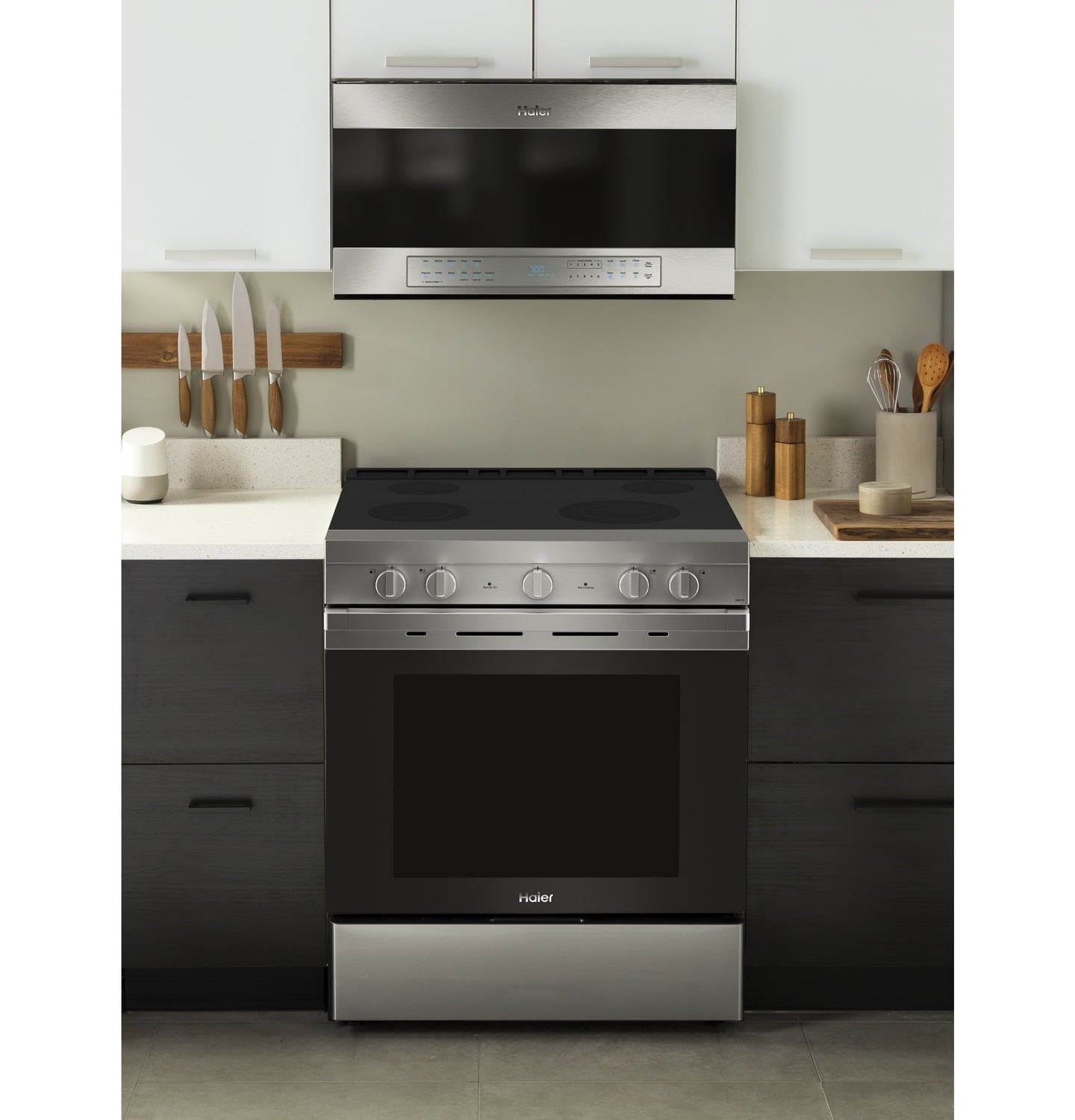 Haier QVM7167RNSS 30" 1.6 Cu. Ft. Smart Over-The-Range Microwave Oven