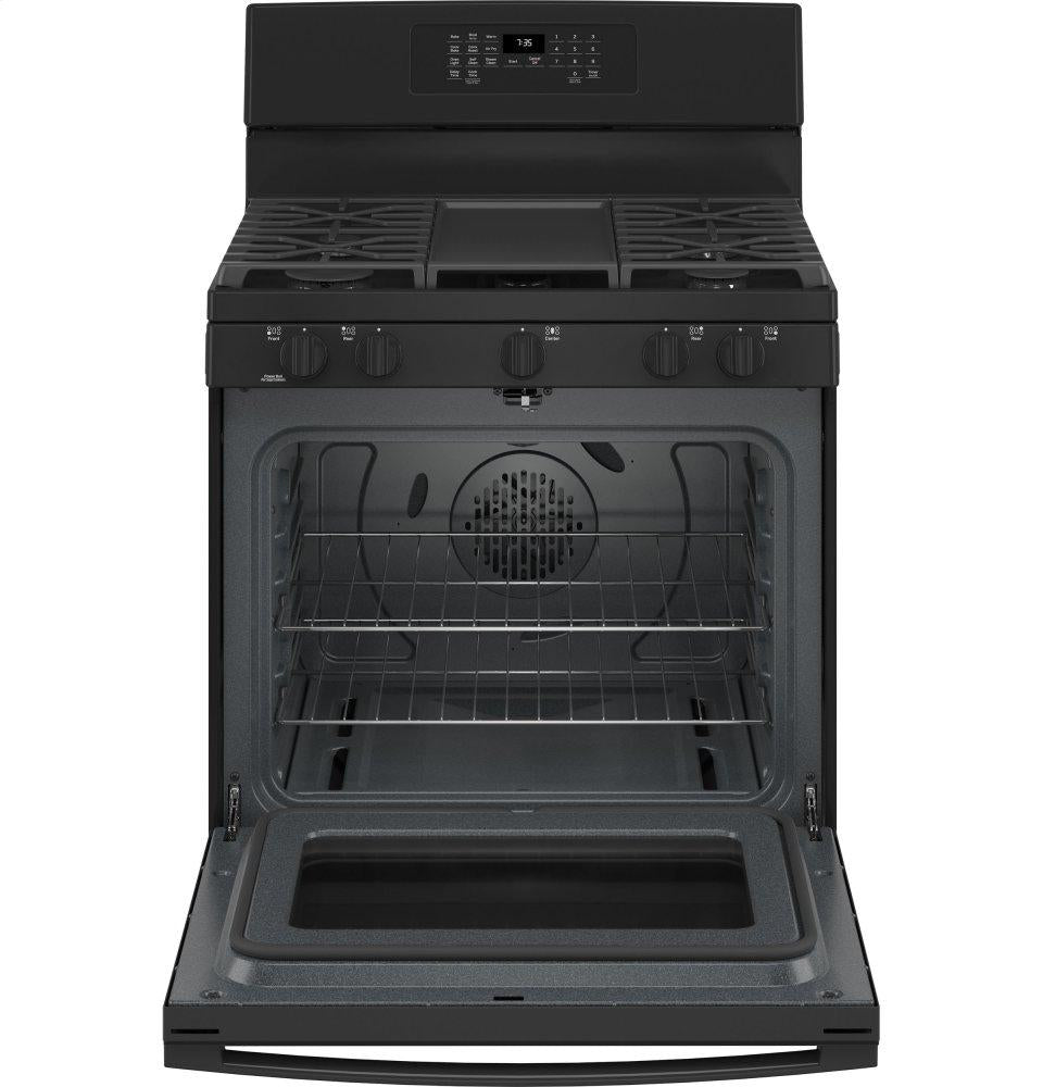 Ge Appliances JGB735DPBB Ge® 30" Free-Standing Gas Convection Range With No Preheat Air Fry