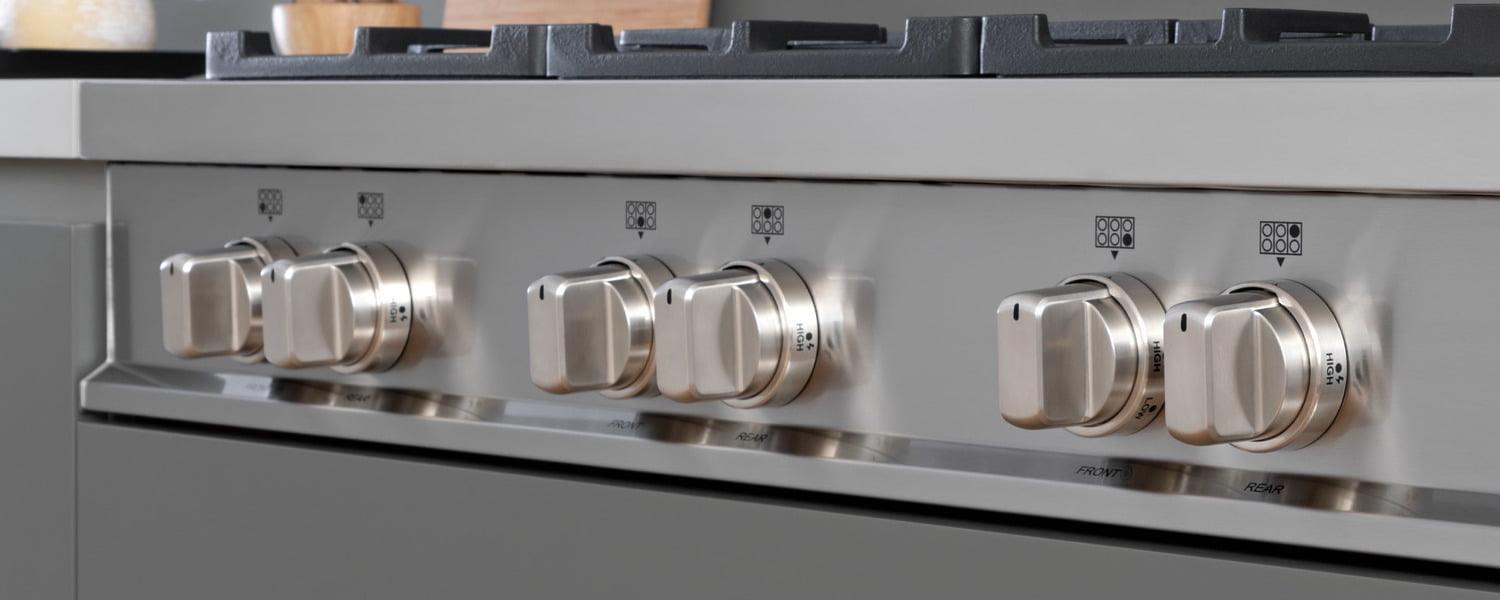 Bertazzoni MAST366RTBXT 36 Gas Rangetop 6 Brass Burners Stainless Steel
