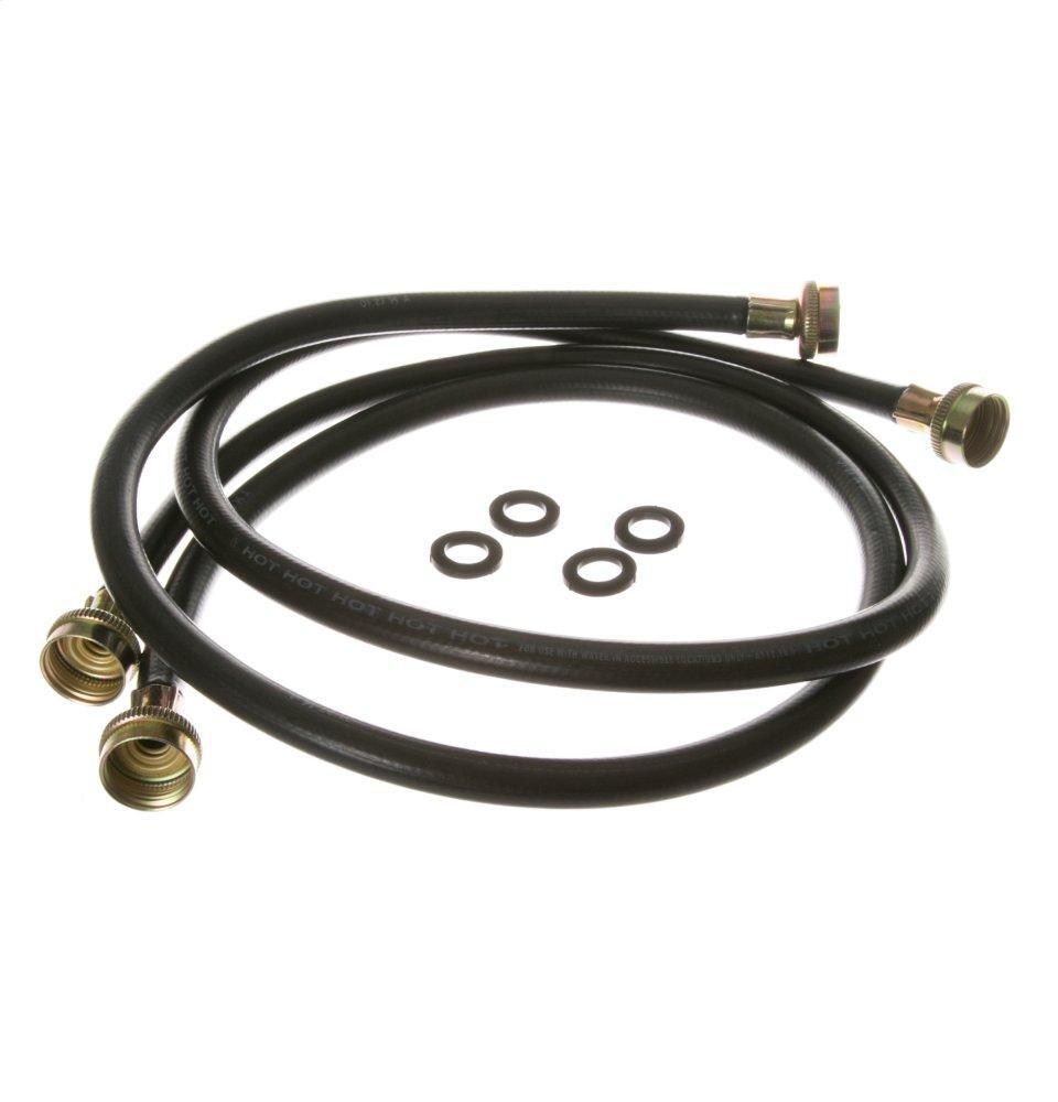 Ge Appliances WH41X10207 Washing Machine 2 Pack Rubber Inlet Hose, 4'