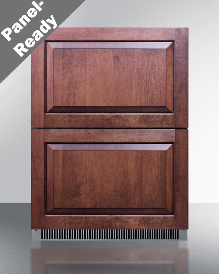 Summit ADRD24PNR 24" Wide 2-Drawer All-Refrigerator, Ada Compliant (Panels Not Included)