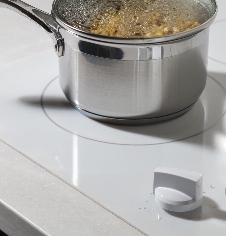 Ge Appliances JP3036TLWW Ge® 36" Built-In Knob Control Electric Cooktop