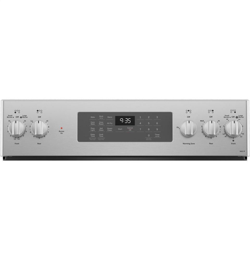 Ge Appliances PB935YPFS Ge Profile™ 30" Smart Free-Standing Electric Convection Fingerprint Resistant Range With No Preheat Air Fry