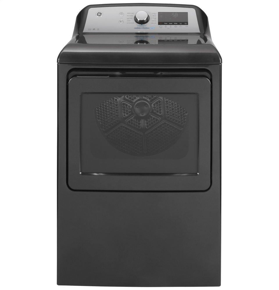 Ge Appliances GTD84GCPNDG Ge® 7.4 Cu. Ft. Capacity Smart Aluminized Alloy Drum Gas Dryer With Sanitize Cycle And Sensor Dry