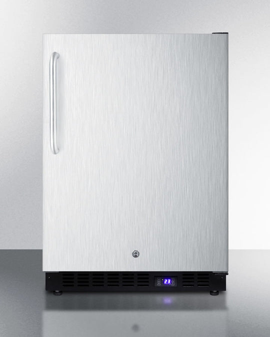 Summit SPFF51OSSSTBIM 24" Wide Outdoor All-Freezer With Icemaker