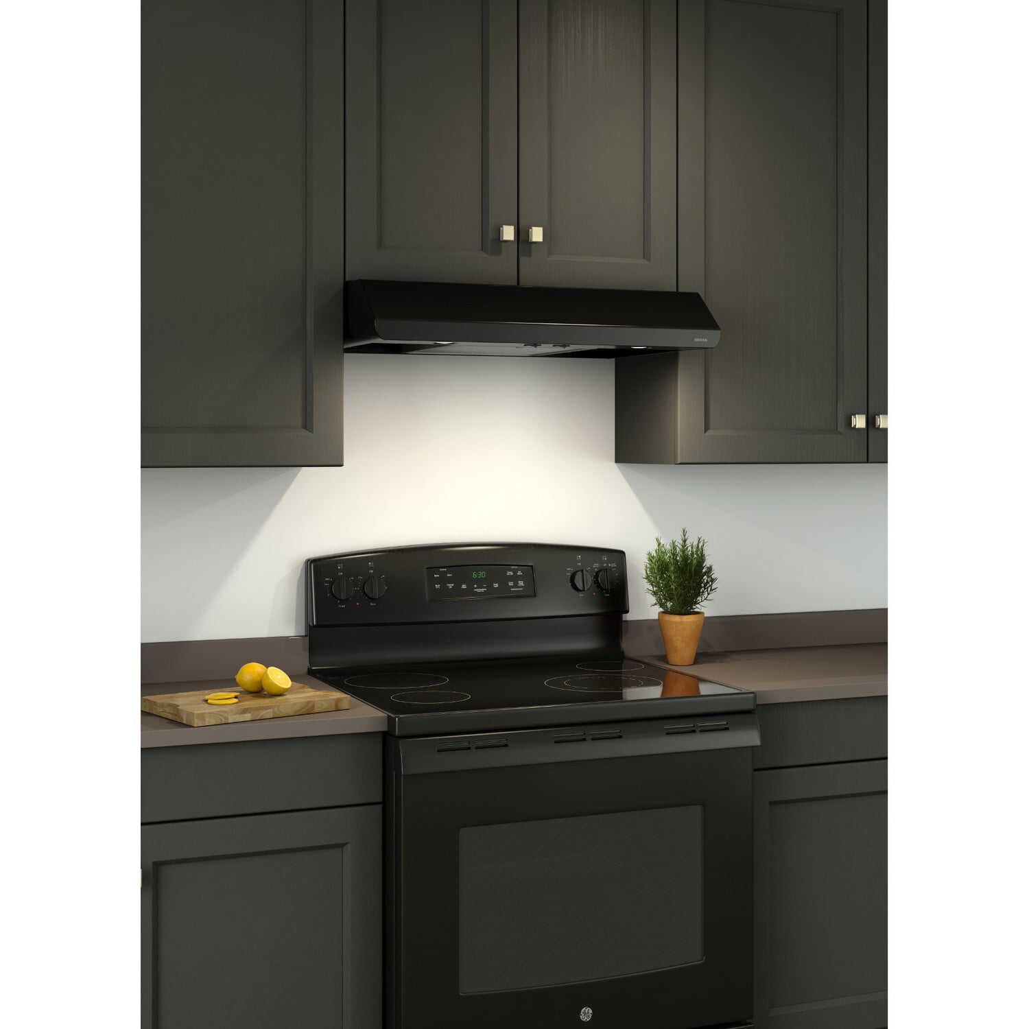 Broan BKSA130BL Broan® 30-Inch Convertible Under-Cabinet Range Hood, 250 Cfm, Black