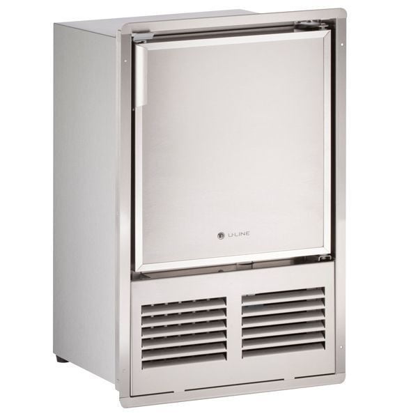 U-Line ULNSS1095FD03A 14" Crescent Ice Maker With Stainless Solid Finish (115 V/60 Hz Volts /60 Hz Hz)