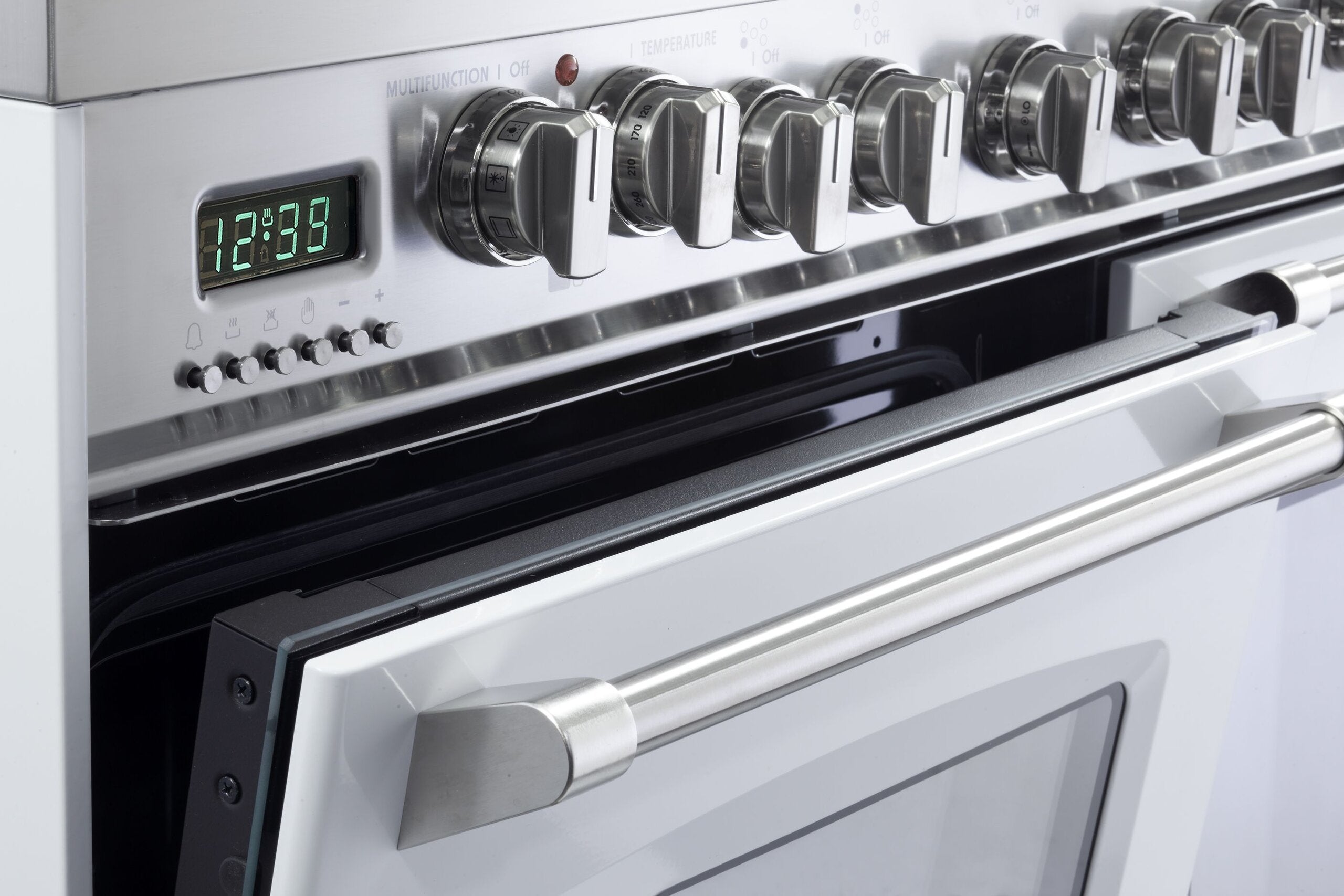 Verona VPFSGE365DW White 36" Prestige Dual Fuel Double Oven Range