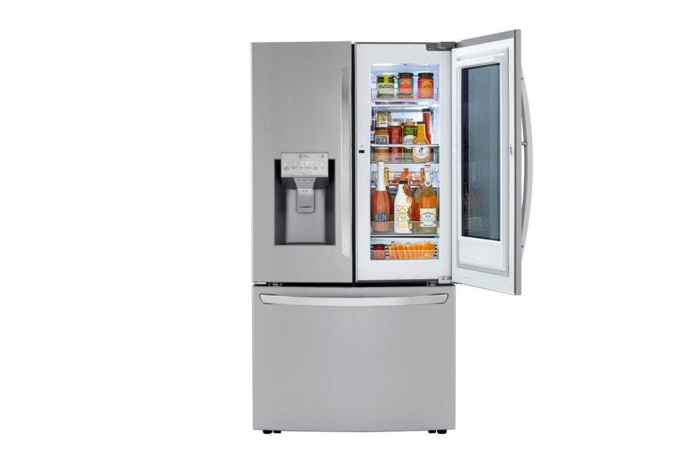 Lg LRFVS3006S 30 Cu. Ft. Smart Wi-Fi Enabled Instaview™ Door-In-Door® Refrigerator With Craft Ice™ Maker
