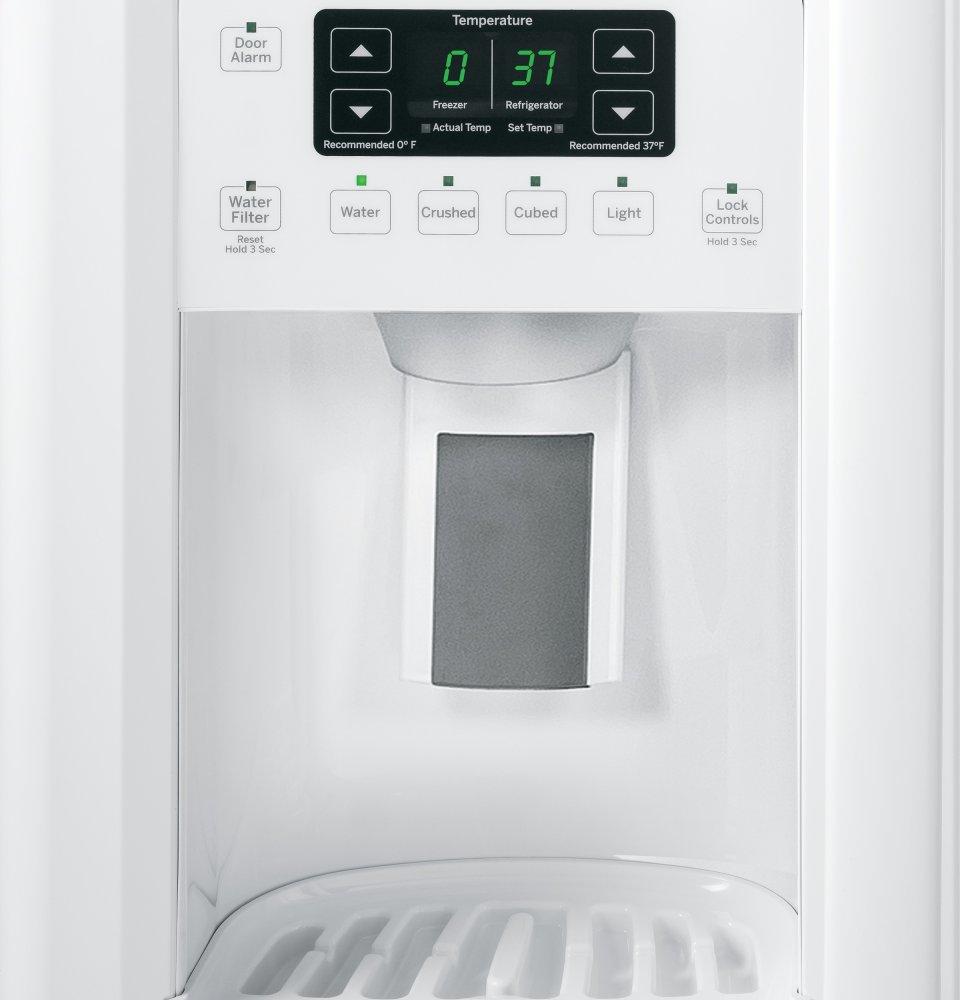 Ge Appliances GSE23GGKWW Ge® Energy Star® 23.2 Cu. Ft. Side-By-Side Refrigerator