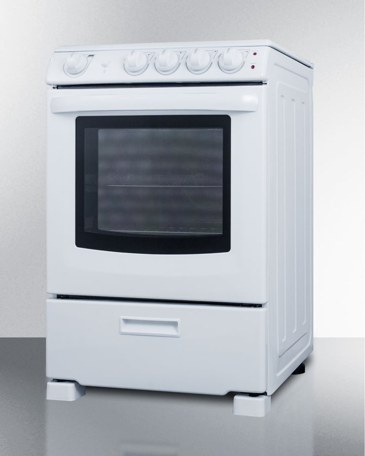 Summit REX2421WRT 24" Wide Electric Smooth-Top Range