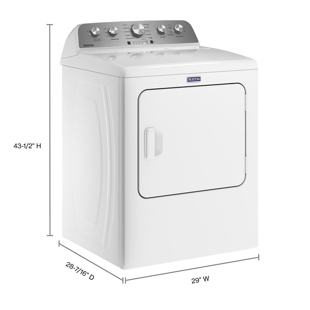 Maytag MGD5430MW Top Load Gas Dryer With Steam-Enhanced Cycles - 7.0 Cu. Ft.