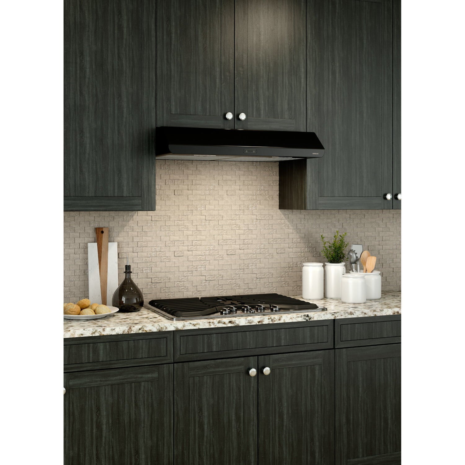 Broan BKDEG130BL Broan® 30-Inch Convertible Under-Cabinet Range Hood, 300 Cfm, Black