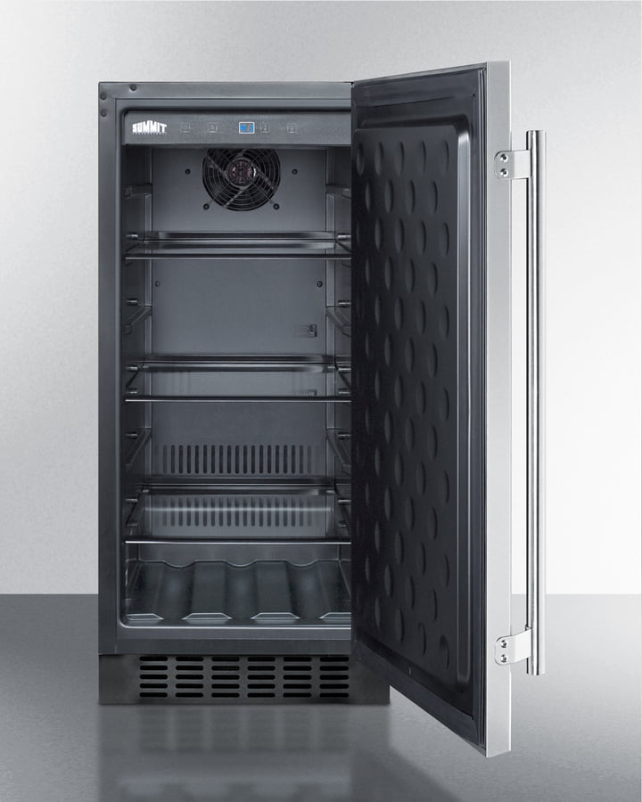Summit SPR316OSCSS 15" Wide Outdoor All-Refrigerator