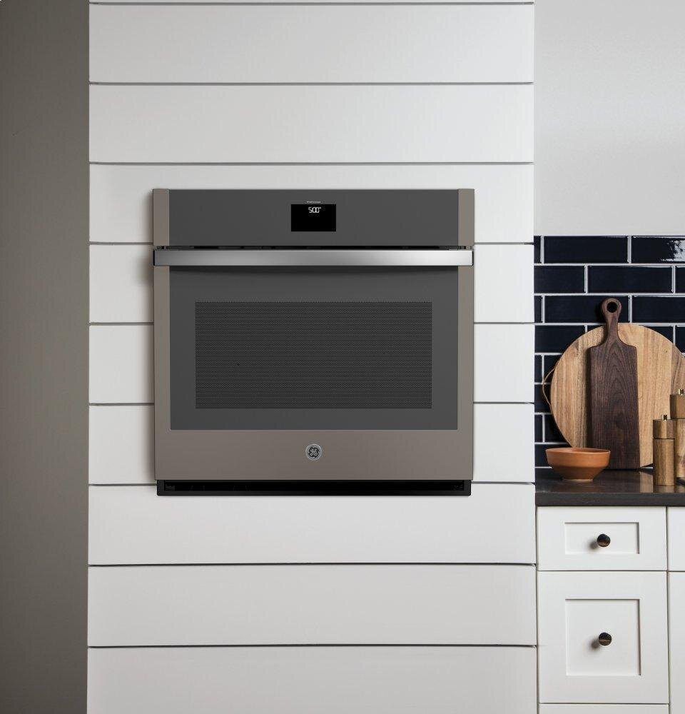 Ge Appliances JTS5000ENES Ge® 30" Smart Built-In Self-Clean Convection Single Wall Oven With Never Scrub Racks