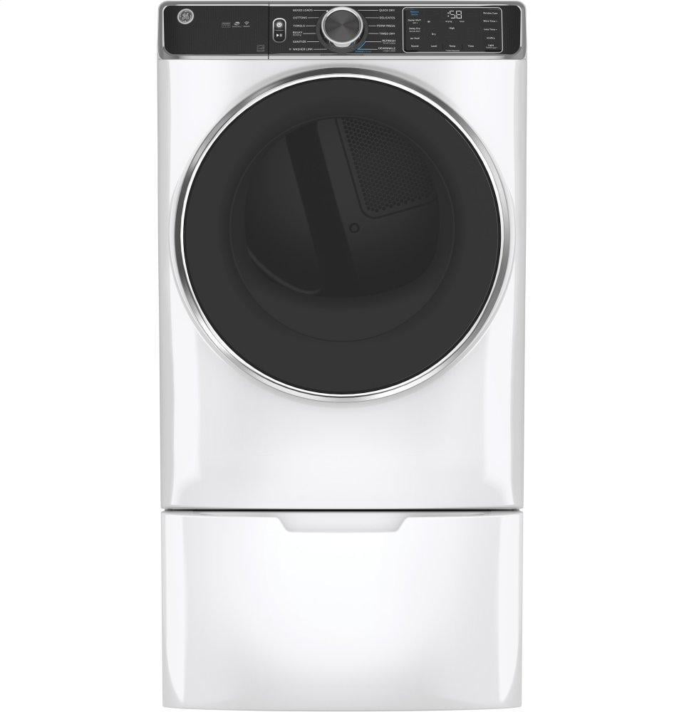 Ge Appliances GFD85GSSNWW Ge® 7.8 Cu. Ft. Capacity Smart Front Load Gas Dryer With Steam And Sanitize Cycle
