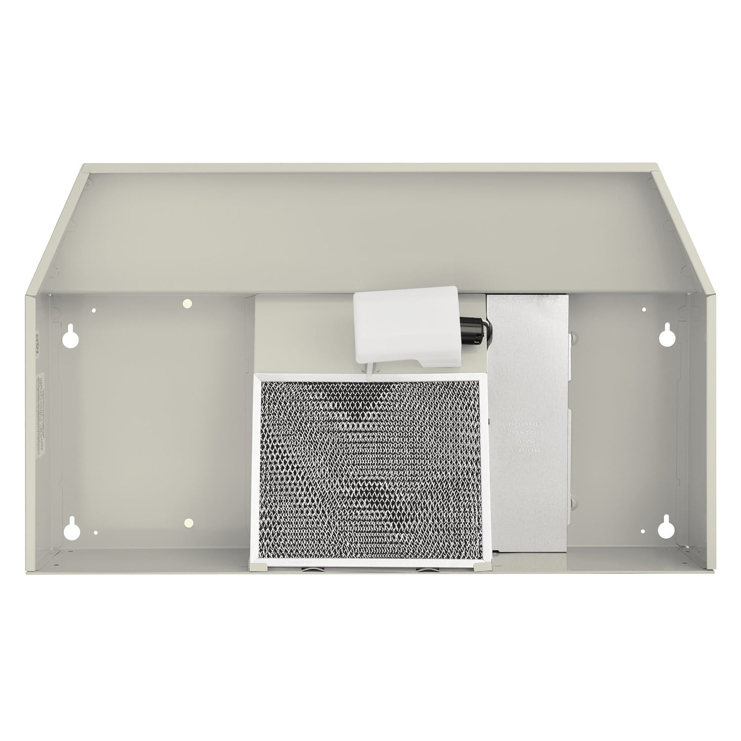 Broan 412402 Broan® 24-Inch Ductless Under-Cabinet Range Hood, Bisque
